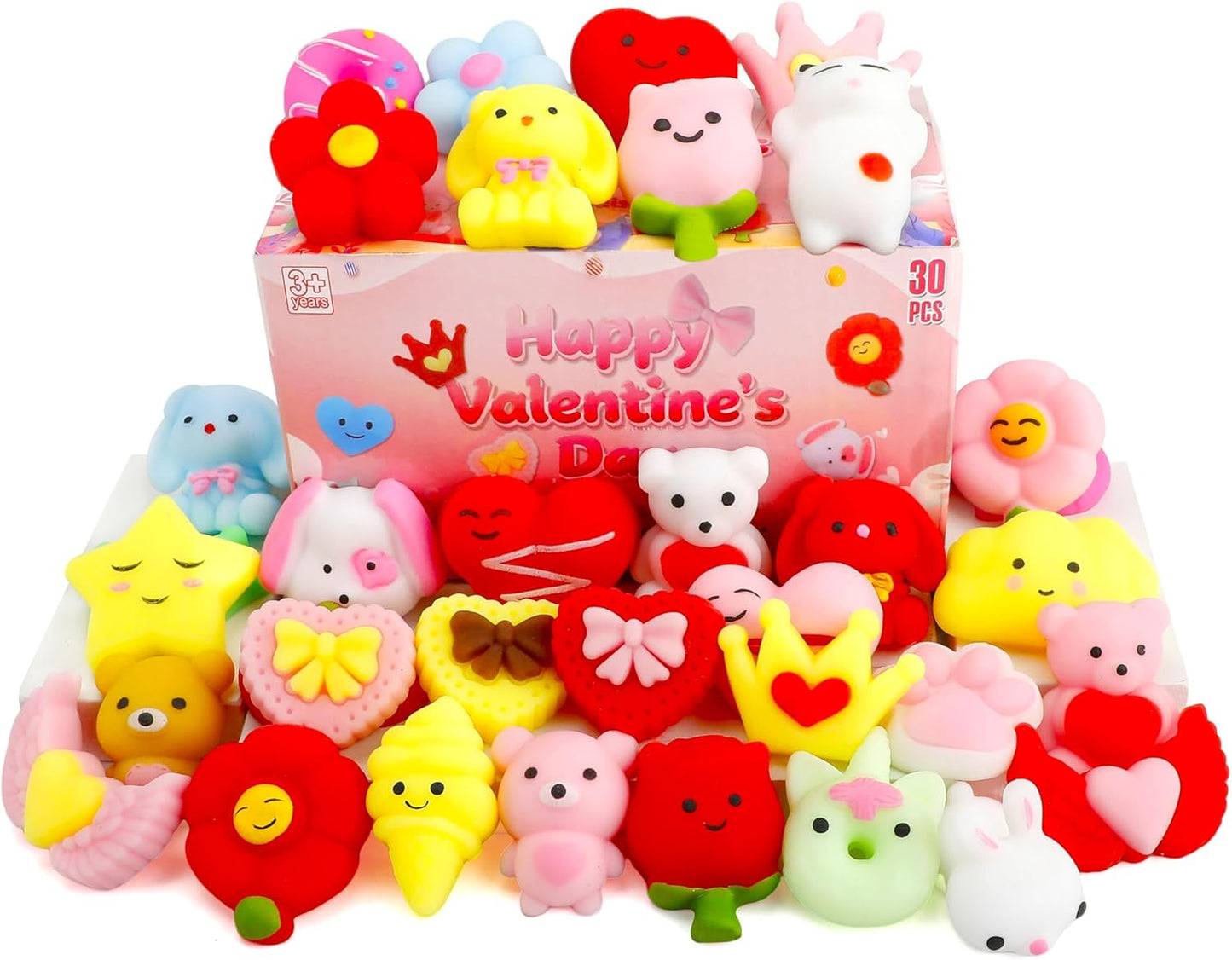 Valentine's Fidget Toy Party Favors – 30-Pack Classroom Prizes