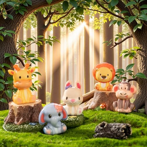 24 Pack Filled Easter Eggs for Kids Prefilled Egg Fillers Squishy Toys Stuffed Easters Gifts Basket Stuffers for Kids Girls Toddlers Boys Easters Egg Hunt Party Favors Animals (Easter)