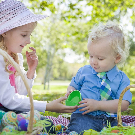 Easter Eggs Filled with Pull-Back Cars & Planes – 24-Pack for Boys