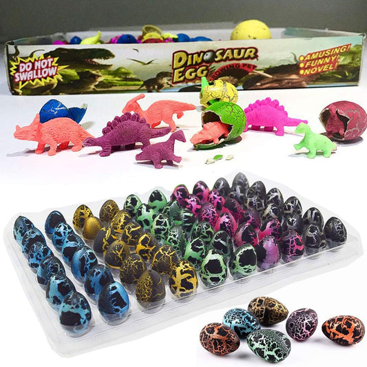 60-Pack Grow-in-Water Hatching Dinosaur Eggs