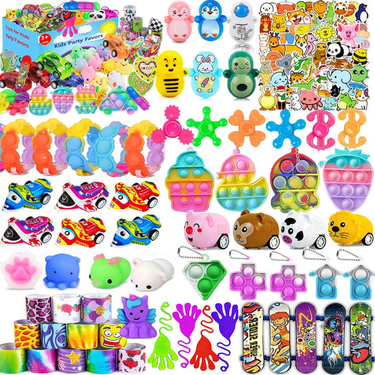 117-Piece Pop Fidget Toy Party Favor Bundle